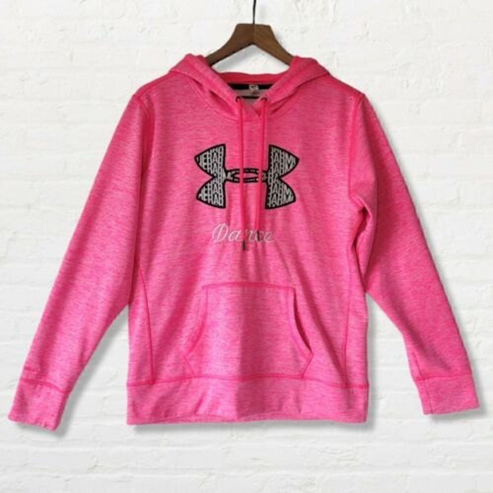 Under Armour Hoodie Bright Pink Dance Hoodie Women's Size Medium